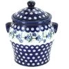 Blue Rose Pottery Blue Rose Polish Pottery Sweet Annie Large Canister