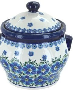 Blue Rose Pottery Blue Rose Polish Pottery Kalina Medium Canister