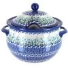 Blue Rose Pottery Blue Rose Polish Pottery Misty Large Soup Tureen -Kitchen Storage shop unnamed file 1006