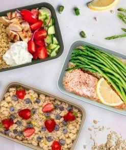 Bentgo Prep 1-Compartment Container - 10pk Khaki Green 25 Bentgo Prep 1-Compartment Container - 10pk Khaki Green -Kitchen Storage shop unnamed file 1025