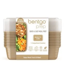 Bentgo Prep 1-Compartment Container - 10pk Khaki Green 28 Bentgo Prep 1-Compartment Container - 10pk Khaki Green -Kitchen Storage shop unnamed file 1028