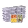 Bentgo Prep 3-Compartment Container - 10pk Silver -Kitchen Storage shop unnamed file 1033
