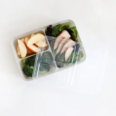 Bentgo Prep 3-Compartment Container - 10pk Silver 6 Bentgo Prep 3-Compartment Container - 10pk Silver - Image 4