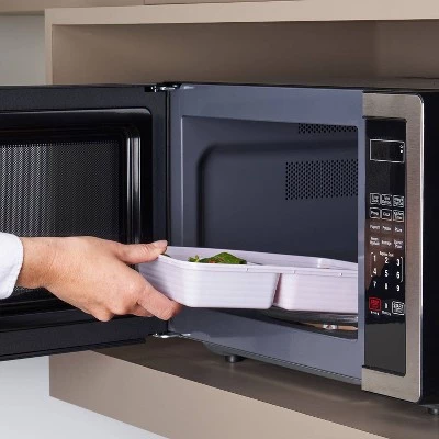 Bentgo Prep 3-Compartment Container - 10pk Silver 11 Bentgo Prep 3-Compartment Container - 10pk Silver - Image 9