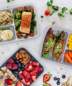 Bentgo Prep 3-Compartment Container - 10pk Silver 25 Bentgo Prep 3-Compartment Container - 10pk Silver -Kitchen Storage shop unnamed file 1042