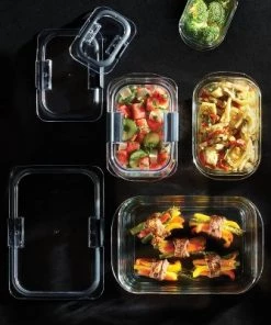 Rubbermaid 10pc Brilliance Glass Food Storage Set