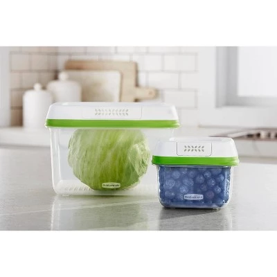 Rubbermaid 4pc Freshworks Set Green 5 Rubbermaid 4pc Freshworks Set Green - Image 3