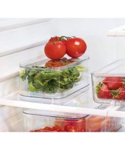 iDESIGN Produce Bin with Lid -Kitchen Storage shop unnamed file 1061