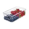 iDESIGN Divided Berry Bin with Lid -Kitchen Storage shop unnamed file 1062