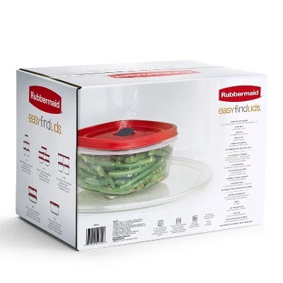 Rubbermaid 34pc Plastic Food Storage Container Set 4 Rubbermaid 34pc Plastic Food Storage Container Set - Image 2