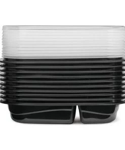 Rubbermaid 20pc TakeAlongs Meal Prep Divided Rectangle Containers Set