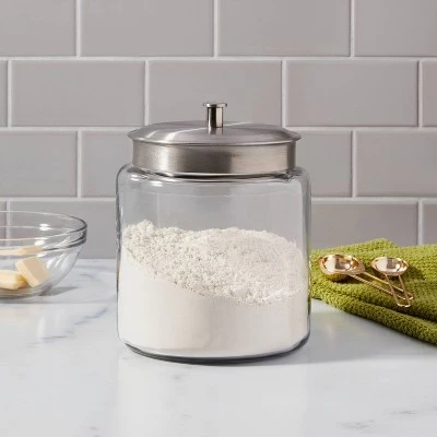 96oz Glass Jar and Metal Lid - Threshold™ 3 96oz Glass Jar and Metal Lid - Threshold™