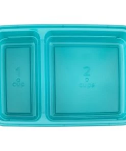 GoodCook Meal Prep 2 Compartment Large Rectangle Dark Teal Containers + Lids - 10ct 12 GoodCook Meal Prep 2 Compartment Large Rectangle Dark Teal Containers + Lids - 10ct -Kitchen Storage shop unnamed file 1087