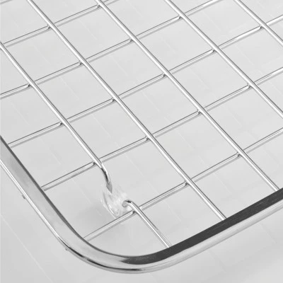IDESIGN InterDesign Gia Stainless Steel Sink Grid Regular Polished Chrome 4 IDESIGN InterDesign Gia Stainless Steel Sink Grid Regular Polished Chrome - Image 2