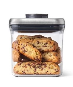 OXO 2.4qt SteeL POP Big Square Storage Container