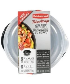 Rubbermaid 16pc TakeAlongs Meal Prep Containers Set