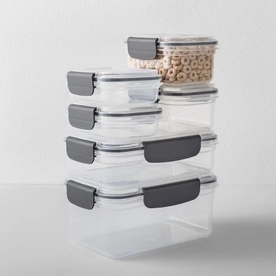 Rectangular Plastic Food Storage Container 12pc - Made By Design™ 3 Rectangular Plastic Food Storage Container 12pc - Made By Design™