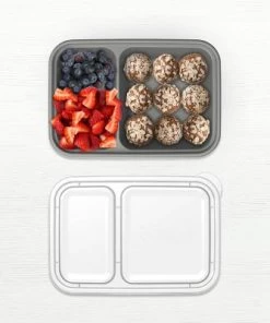 Bentgo Prep 2-Compartment Snack Container Set - 20pc Deep Teal -Kitchen Storage shop unnamed file 1175