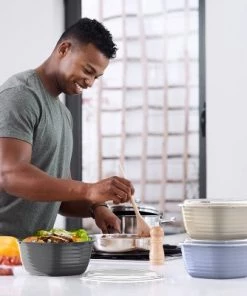 Bentgo Prep Single Compartment Bowl Set - 20pc Champagne -Kitchen Storage shop unnamed file 1190