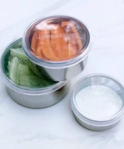 U Konserve U-Konserve Nesting Stainless Steel Food-Storage Containers Round (Set of 3) - Clear Silicone Lids 5 U Konserve U-Konserve Nesting Stainless Steel Food-Storage Containers Round (Set of 3) - Clear Silicone Lids -Kitchen Storage shop unnamed file 1207