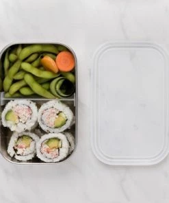 U Konserve U-Konserve Stainless Steel Food-Storage Container Bento Rectangle 25oz - Clear Plastic Lid 6 U Konserve U-Konserve Stainless Steel Food-Storage Container Bento Rectangle 25oz - Clear Plastic Lid -Kitchen Storage shop unnamed file 1209