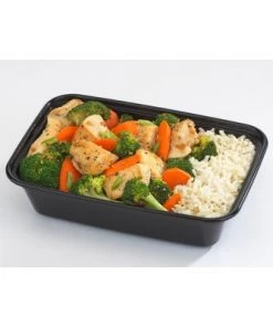 GoodCook Meal Prep 1 Compartment Rectangle Black Containers + Lids - 10ct -Kitchen Storage shop unnamed file 1222