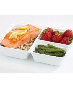 GoodCook Meal Prep 3 Compartment Rectangle White Containers + Lids - 10ct 11 GoodCook Meal Prep 3 Compartment Rectangle White Containers + Lids - 10ct -Kitchen Storage shop unnamed file 1233