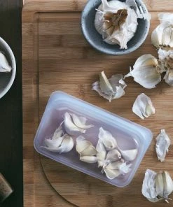 stasher Food Storage Container - Snack Aqua - 2pk/24.9oz