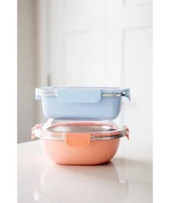 Ello 5 Cup Stainless Steel Lunch Bowl - Peach -Kitchen Storage shop unnamed file 1247