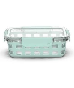Ello 3.4 Cup Glass Food Storage Container Yucca