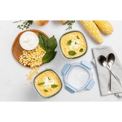 Ello 3 Cup Glass Meal Prep Bowl Yucca 6 Ello 3 Cup Glass Meal Prep Bowl Yucca - Image 4