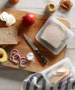 stasher Reusable Food Storage Sandwich Bag - Clear