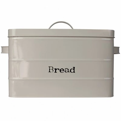 Home Basics Tin Bread Box, Ivory 5 Home Basics Tin Bread Box, Ivory - Image 3