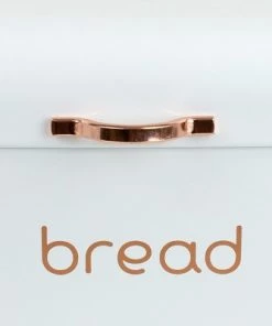 Home Basics Grove Bread Box, White -Kitchen Storage shop unnamed file 1356