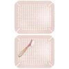 mDesign Adjustable Plastic Kitchen Sink Protector Mat, Large -Kitchen Storage shop unnamed file 139