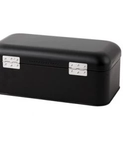 Juvale Bread Boxes for Kitchens Countertop, Stainless Steel Bread Bin Dry Food Storage Containers, Matte Black, 16.75 x 9 x 6.5 inches 13 Juvale Bread Boxes for Kitchens Countertop, Stainless Steel Bread Bin Dry Food Storage Containers, Matte Black, 16.75 x 9 x 6.5 inches -Kitchen Storage shop unnamed file 1395