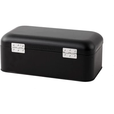 Juvale Bread Boxes for Kitchens Countertop, Stainless Steel Bread Bin Dry Food Storage Containers, Matte Black, 16.75 x 9 x 6.5 inches 7 Juvale Bread Boxes for Kitchens Countertop, Stainless Steel Bread Bin Dry Food Storage Containers, Matte Black, 16.75 x 9 x 6.5 inches - Image 5