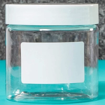 Juvale 12 Pack Round Plastic Jars with Lids, 6oz Clear Food Storage Containers with Label Stickers for Spice, Powder and Cooking Oil 5 Juvale 12 Pack Round Plastic Jars with Lids, 6oz Clear Food Storage Containers with Label Stickers for Spice, Powder and Cooking Oil - Image 3