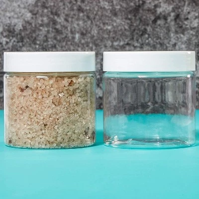 Juvale 12 Pack Round Plastic Jars with Lids, 6oz Clear Food Storage Containers with Label Stickers for Spice, Powder and Cooking Oil 7 Juvale 12 Pack Round Plastic Jars with Lids, 6oz Clear Food Storage Containers with Label Stickers for Spice, Powder and Cooking Oil - Image 5