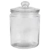 Home Basics Renaissance Collection Medium Glass Jar with Easy Grab Knob Handles, Clear -Kitchen Storage shop unnamed file 1410