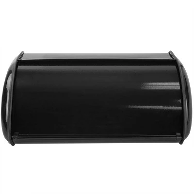 Steel Metal Roll-Top Lid Bread Box - Home Basics White 4 Steel Metal Roll-Top Lid Bread Box - Home Basics White - Image 2