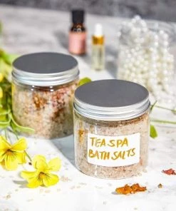 Juvale 12 Pack Round Plastic Jars with Metal Lids, Kitchen Organizers with Label Stickers for Spice, Powder and Cooking Oil Storage, Clear, 6oz