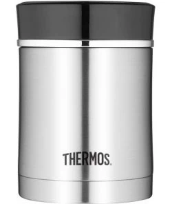 Thermos 16 oz. Sipp Vacuum Insulated Stainless Steel Food Jar - Silver/Black
