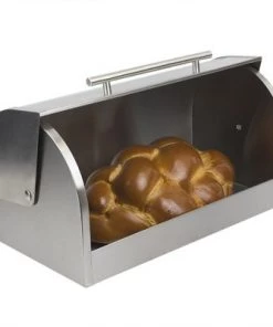 Home Basics Stainless Steel Bread Box