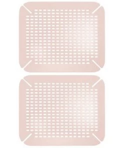 mDesign Adjustable Plastic Kitchen Sink Protector Mat, Large -Kitchen Storage shop unnamed file 147