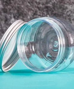 Juvale 12 Pack Round Plastic Jars with Metal Lids, 4oz Clear Food Storage Containers with Label Stickers for Spice, Powder and Cooking Oil -Kitchen Storage shop unnamed file 1485