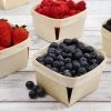 Bright Creations 10 Pack One Pint Wooden Berry Baskets for Picking Fruit or Arts, Crafts and Decor 4” Square Vented Wood Boxes -Kitchen Storage shop unnamed file 1487