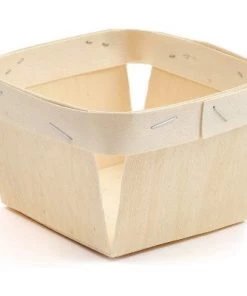 Bright Creations 10 Pack One Pint Wooden Berry Baskets for Picking Fruit or Arts, Crafts and Decor 4” Square Vented Wood Boxes -Kitchen Storage shop unnamed file 1490