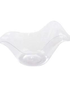 Juvale 100-Pack Disposable / Reusable Clear Plastic 1.75 Oz Mini Dessert Bowls Appetizer Party Treat Cups 4”x2.5”x2”