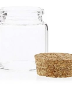 Bright Creations 12 Pack Glass Jars Storage Cork Bottles with Lid Holds 50ml for Party Favors, 1.3 x 2.1 Inches, Clear -Kitchen Storage shop unnamed file 1500